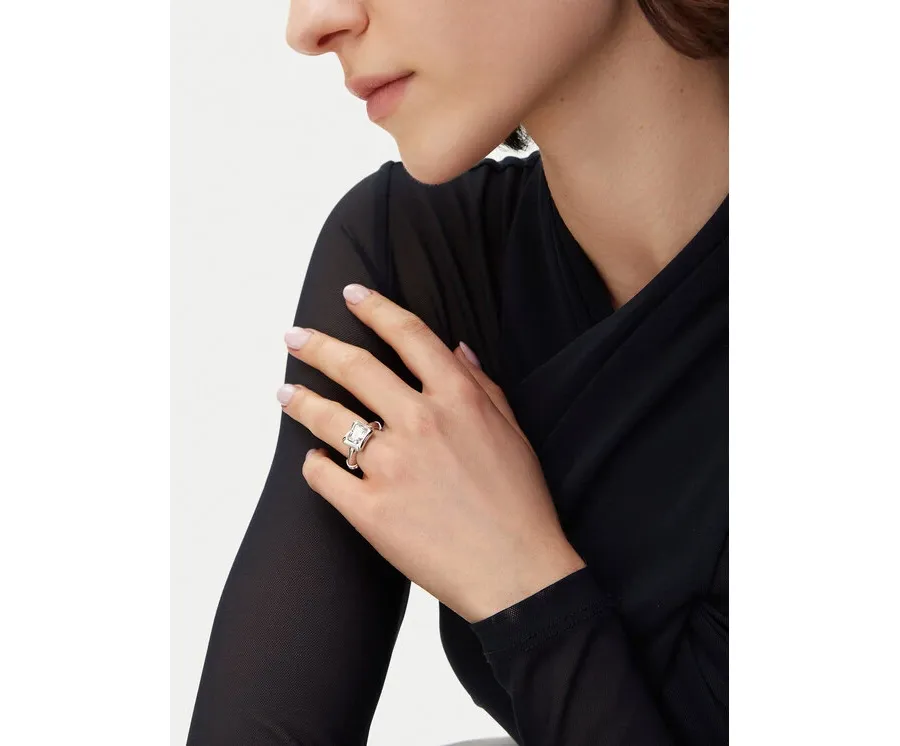 obrazek 1 Guess Pierścionek JUBR05 173JW Srebrny