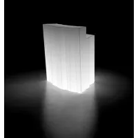 Zdjęcie Stylowa lada barowa – element rogowy do ogrodów i apartamentów podświetlana lampą led - Plust