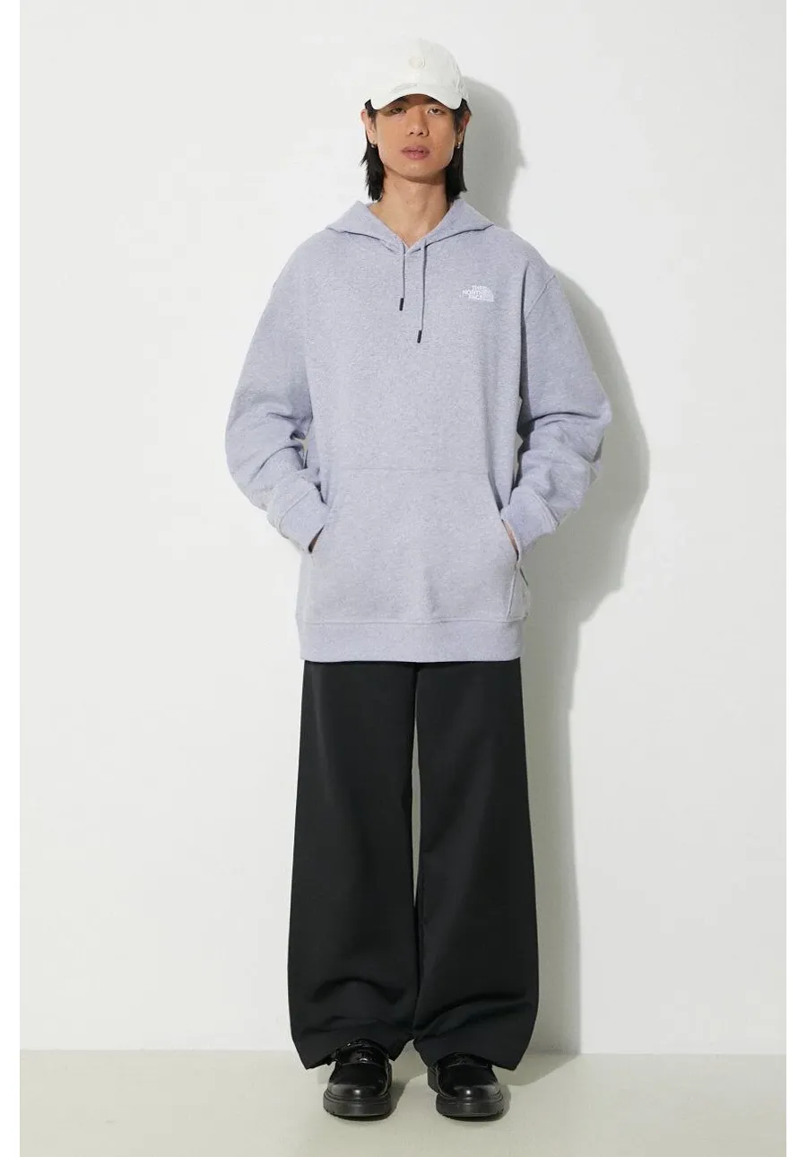 obrazek 1 The North Face bluza M Essential Hoodie męska kolor szary z kapturem melanżowa NF0A7ZJ9DYX1