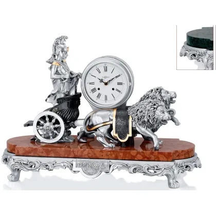 Picture Chariot with lions - a beautiful Italian clock