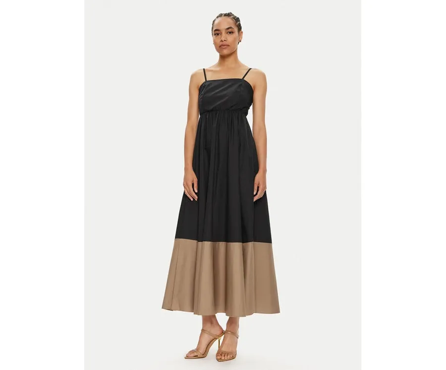 obrazek 1 ViCOLO Sukienka letnia TB2499 Czarny Regular Fit