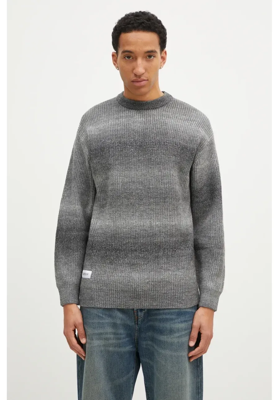 obrazek 1 Butter Goods sweter Beams Knit Sweater męski kolor szary  BG243301