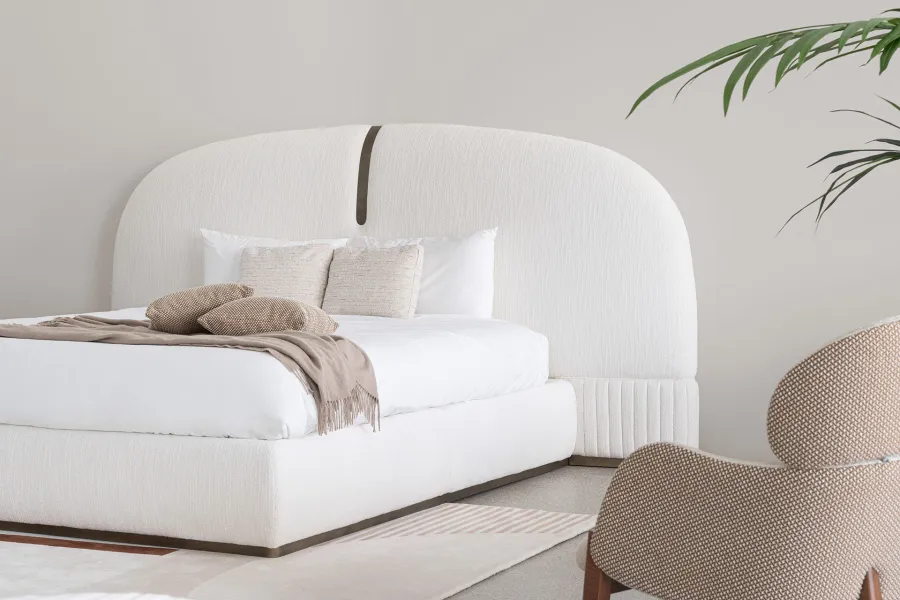 obrazek 8 Eleganckie włoskie łóżko w stylu modernistycznym - do sypialni