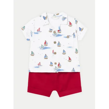 Zdjęcie Mayoral Komplet t-shirt i spodenki 1222 Kolorowy Regular Fit