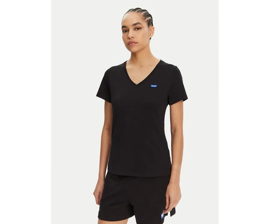 obrazek 1 HUGO T-Shirt Classic 50513667 Czarny Slim Fit