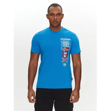 Zdjęcie Napapijri T-Shirt S-Turin NP0A4HQG Niebieski Regular Fit