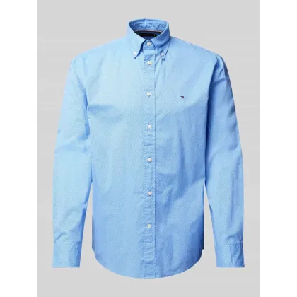 Zdjęcie Koszula casualowa o kroju regular fit z wyhaftowanym logo model ‘POPLIN’