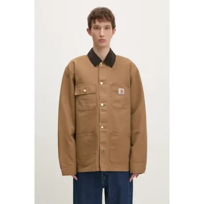 Zdjęcie Carhartt WIP kurtka bawełniana Michigan Coat kolor brązowy przejściowa I031519.00S02