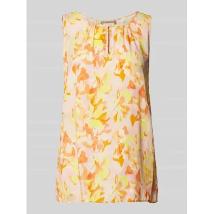 Zdjęcie Top bluzkowy z wycięciem w kształcie łezki model ‘WOVEN’