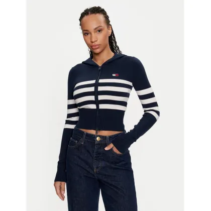 Zdjęcie Tommy Jeans Sweter DW0DW18524 Granatowy Slim Fit