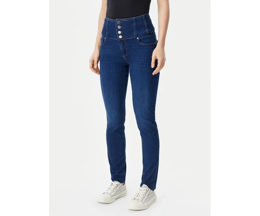 obrazek 1 Guess Jeansy W5RA1F D5L91 Granatowy Straight Leg