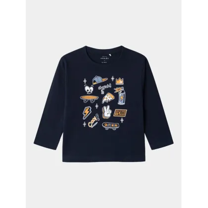 Zdjęcie NAME IT Bluzka Vagno 13224977 Granatowy Regular Fit