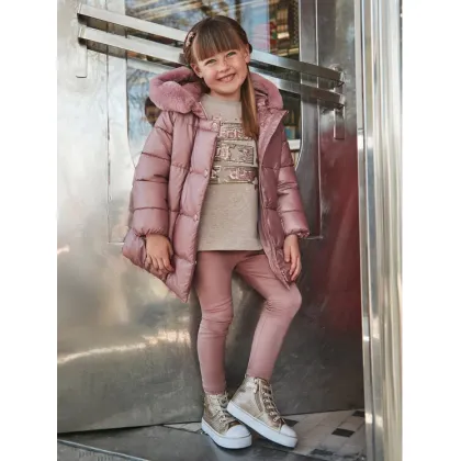 Zdjęcie Mayoral Komplet bluzka i legginsy 4709 Brązowy Regular Fit