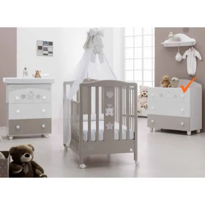 Zdjęcie Niepowtarzalna komoda niemowlęca w czekoladowym kolorze - Italbaby