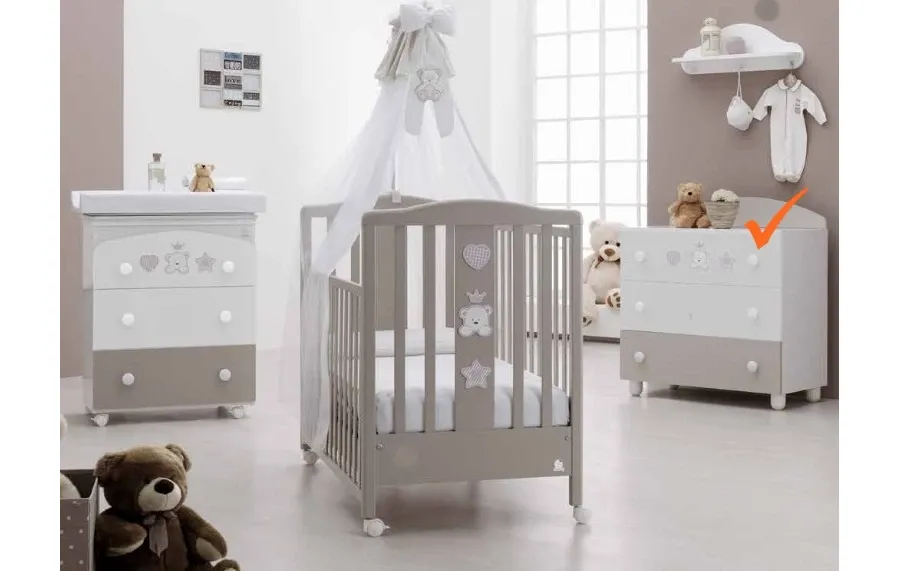 obrazek 1 Niepowtarzalna komoda niemowlęca w czekoladowym kolorze - Italbaby