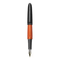 Picture DIPLOMAT Aero fountain pen black/orange, 14ct