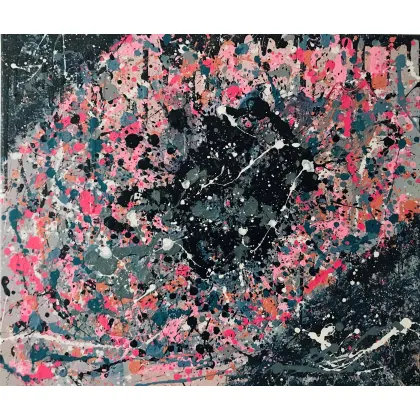 Zdjęcie Mess, akryl na płótnie