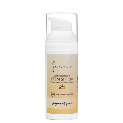 Zdjęcie Senelle Lekki Krem ochronny SPF 50+ Bez Pigmentu 50 ml