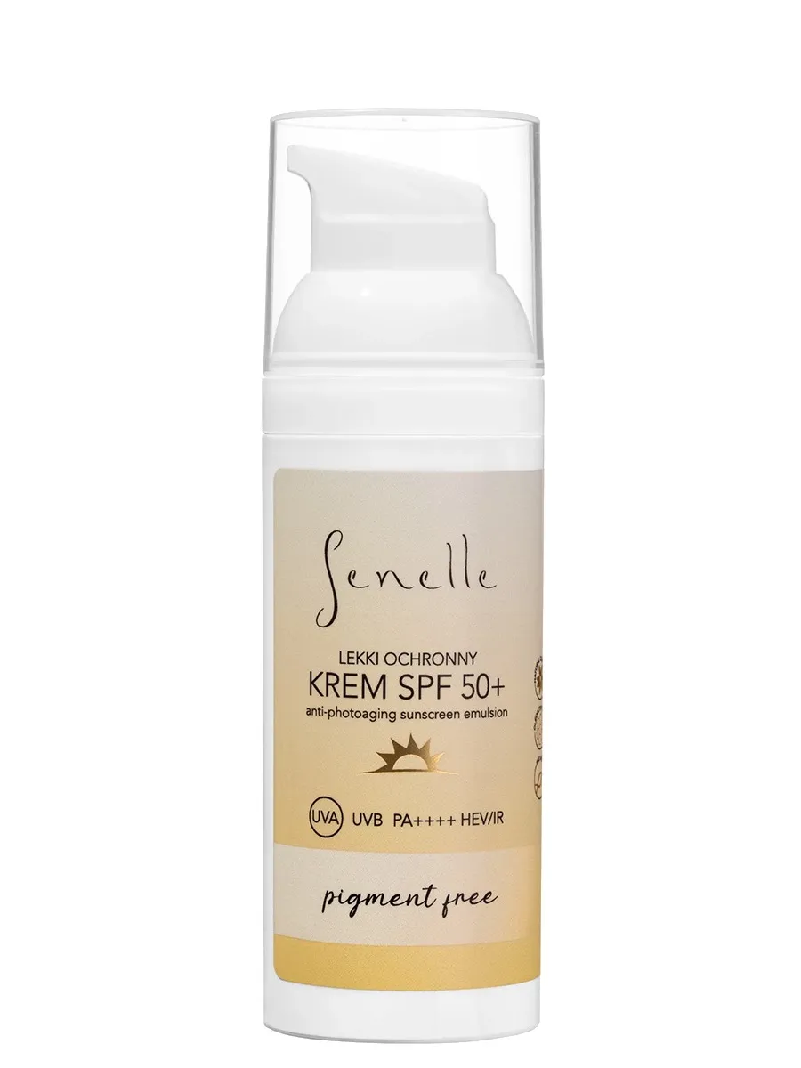 obrazek 1 Senelle Lekki Krem ochronny SPF 50+ Bez Pigmentu 50 ml