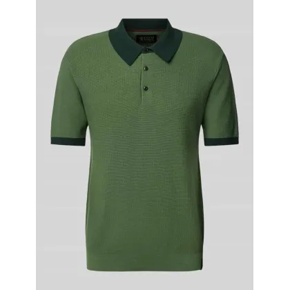 Zdjęcie Koszulka polo o kroju regular fit z fakturowanym wzorem