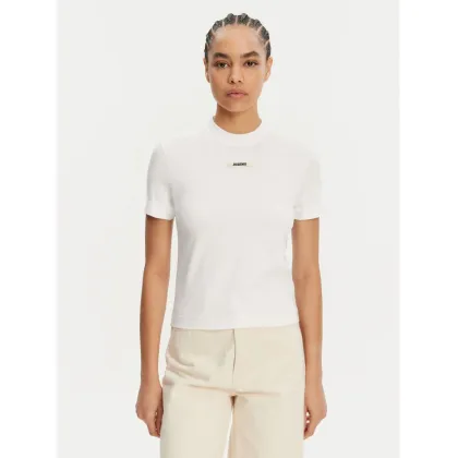 Zdjęcie JACQUEMUS T-Shirt 241JS133-2031 Biały Regular Fit