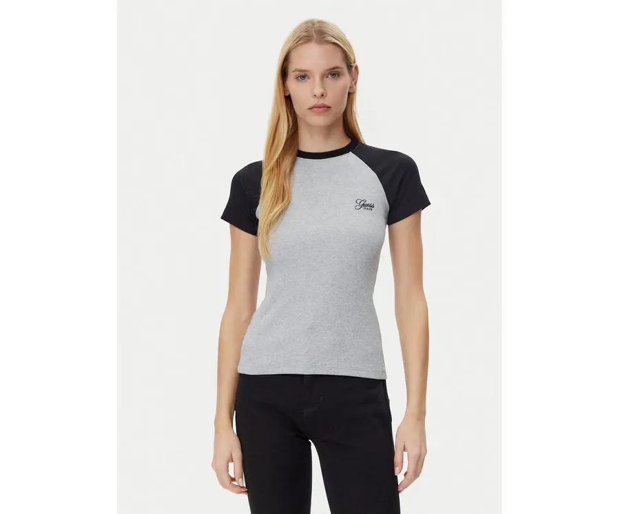 obrazek 1 Guess T-Shirt W5GP61 KA0H1 Szary Regular Fit