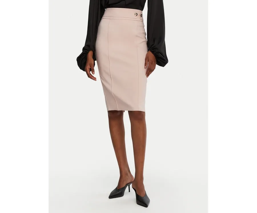 obrazek 1 Rinascimento Spódnica ołówkowa CFC0122972003 Różowy Regular Fit