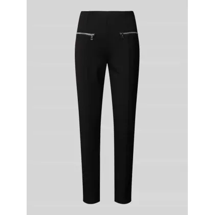 Zdjęcie Legginsy o kroju slim fit z kieszeniami zapinanymi na zamek błyskawiczny model ‘NEW GISELE’