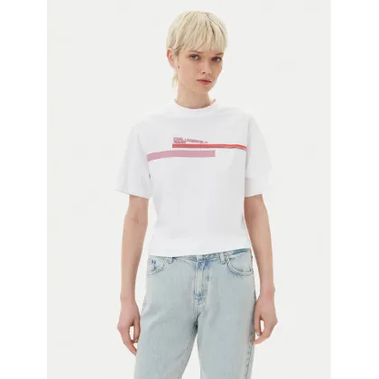 Zdjęcie KARL LAGERFELD T-Shirt A2W17032 Biały Relaxed Fit