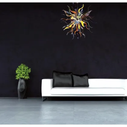 Picture Luxurious blown Murano glass chandelier - Lucevetro
