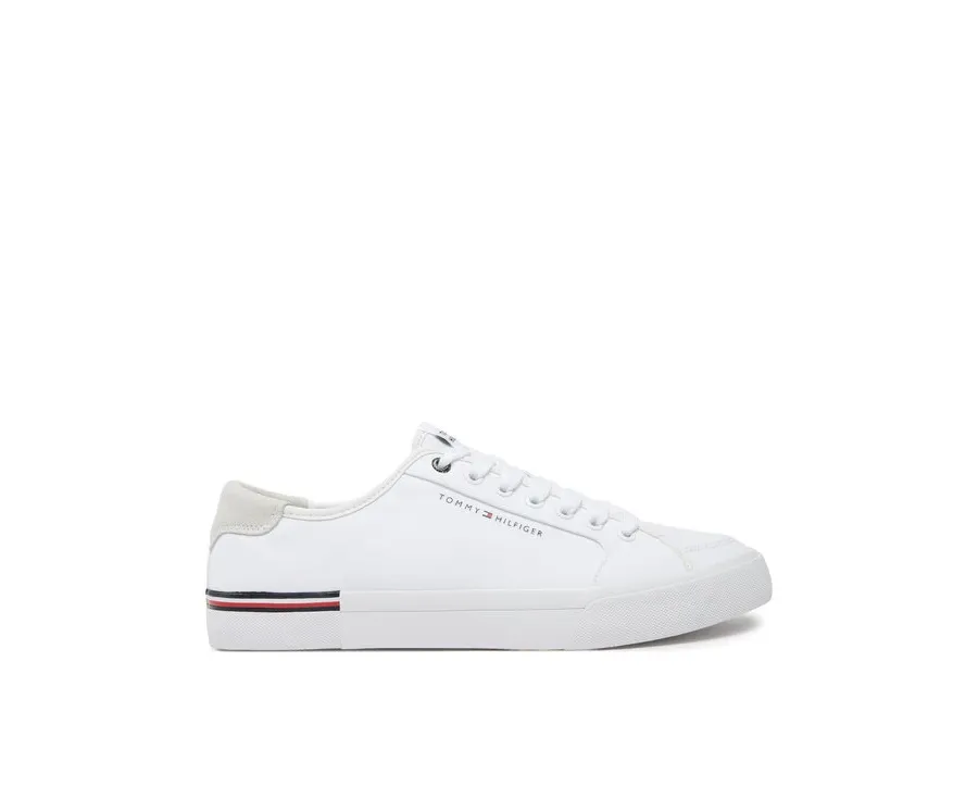 obrazek 1 Tommy Hilfiger Tenisówki Core Corporate Vulc Canvas FM0FM05398 Biały