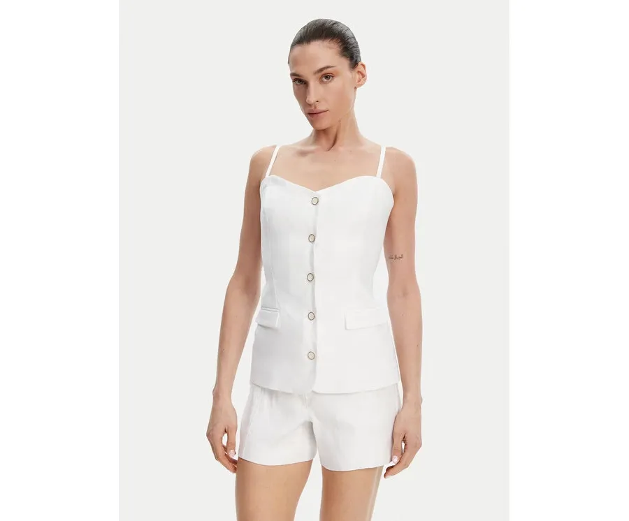 obrazek 1 Guess Top W5GH0L WH5L2 Biały Regular Fit