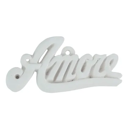 Picture Ceramic Amore inscription with a pendant - Virginia Casa