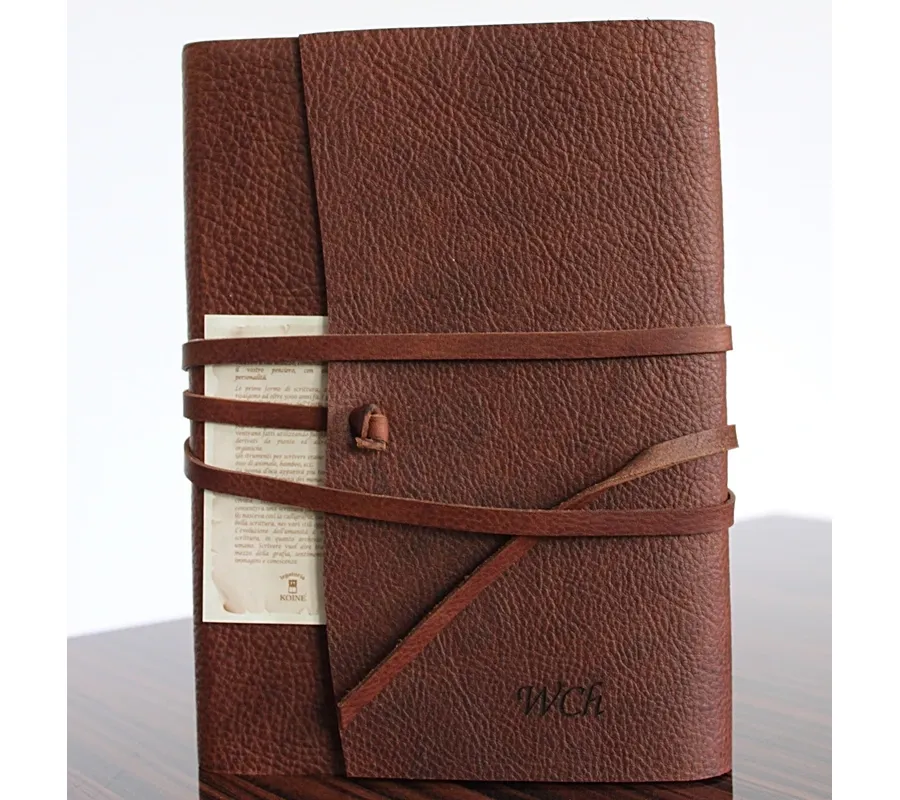 picture 8 Hand-cut leather notebook