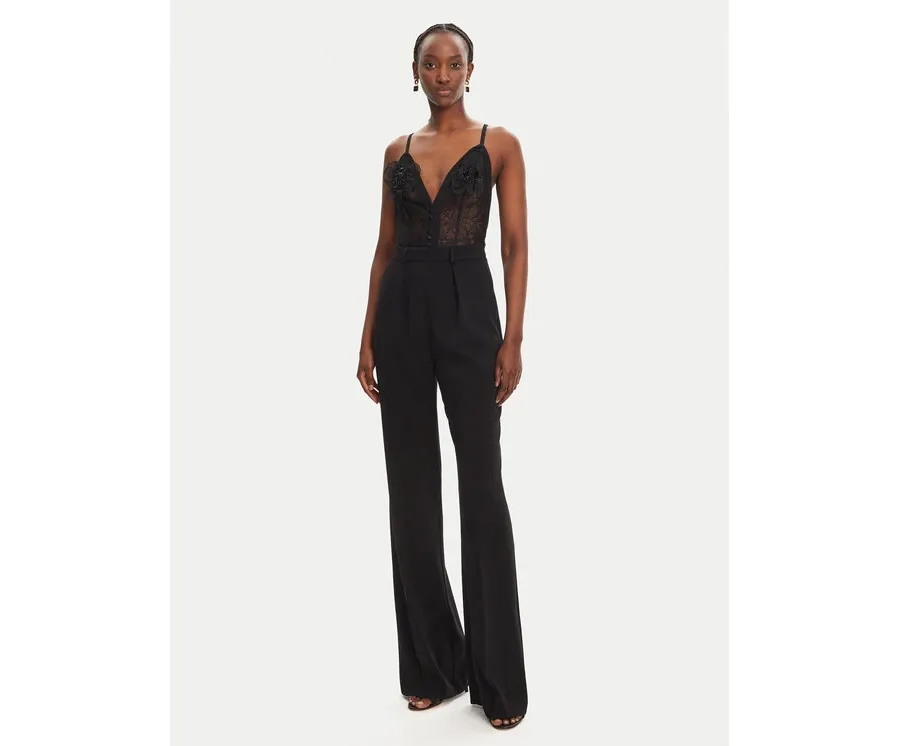 obrazek 1 Elisabetta Franchi Kombinezon TU-049-52E2-V560 Czarny Regular Fit