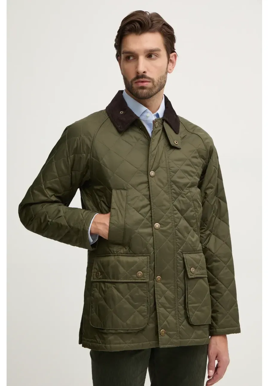 obrazek 1 Barbour kurtka Ashby Quilt męska kolor zielony przejściowa MQU1638