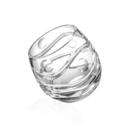 Zdjęcie Unikatowa włoska szklanka zdobiona falistym motywem – IVV