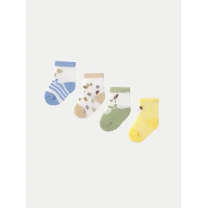 Zdjęcie Mayoral Zestaw 4 par wysokich skarpet dziecięcych 9862 Kolorowy