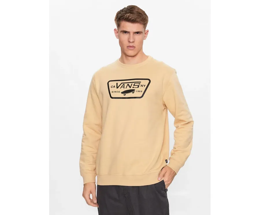 obrazek 1 Vans Bluza Mn Full Patch Crew Ii VN0A45CI Beżowy Classic Fit