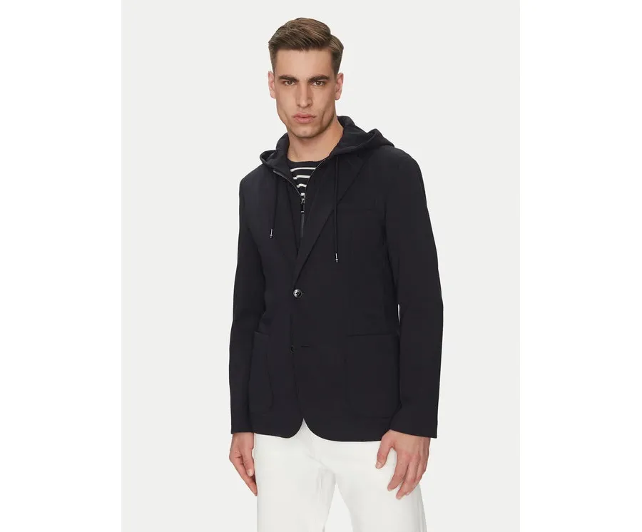 obrazek 1 Tommy Hilfiger Marynarka MW0MW39188 Granatowy Regular Fit