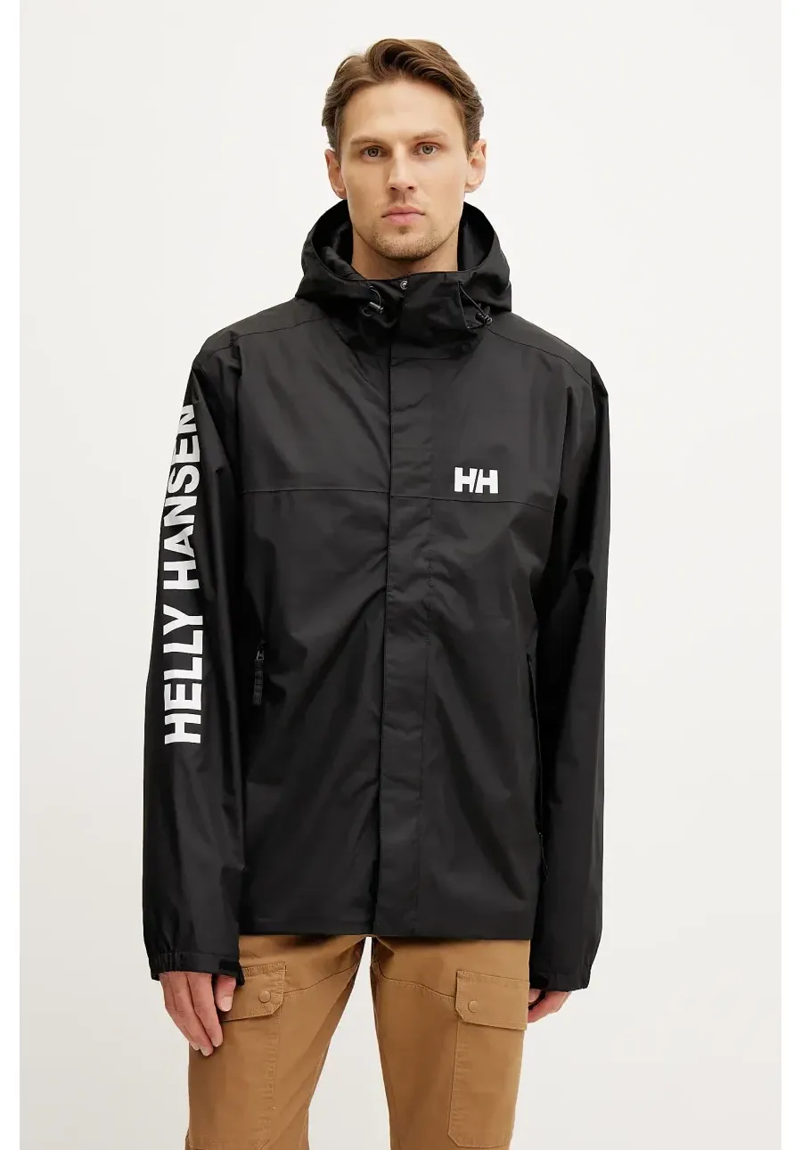 obrazek 1 Helly Hansen kurtka przeciwdeszczowa Ervik męski kolor czarny 64032