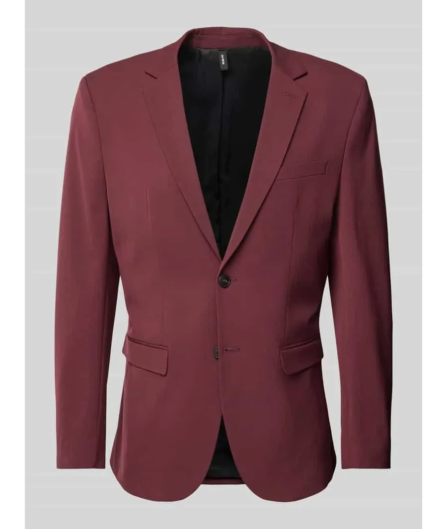 obrazek 1 Marynarka o kroju slim fit z brustaszą model ‘LIAM’