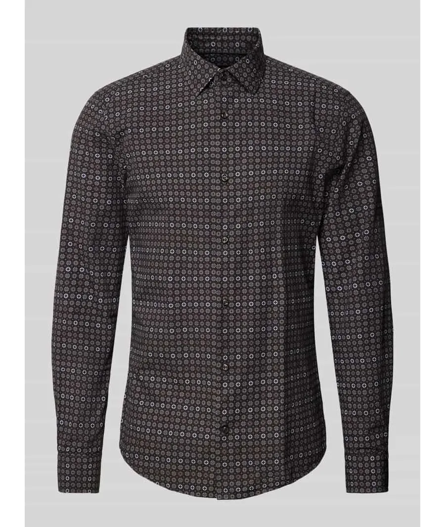obrazek 1 Koszula biznesowa o kroju slim fit z kołnierzykiem typu cutaway model ‘Pit’