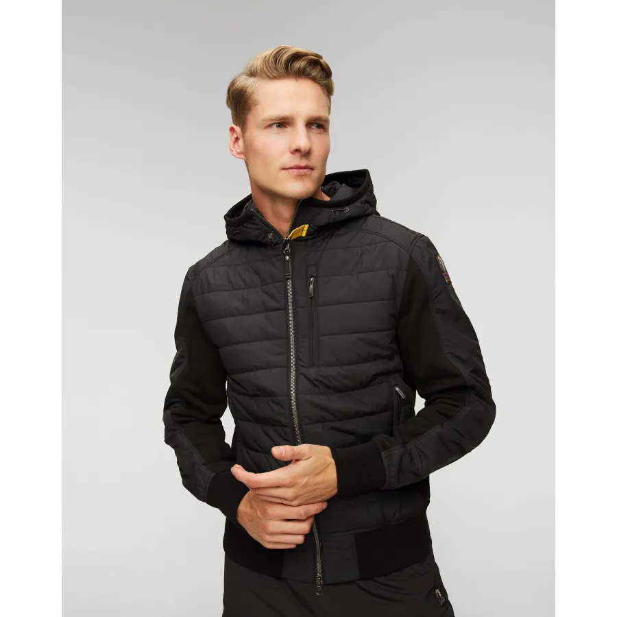 obrazek 1 Czarna Kurtka Hybrydowa Męska Parajumpers Gordon
