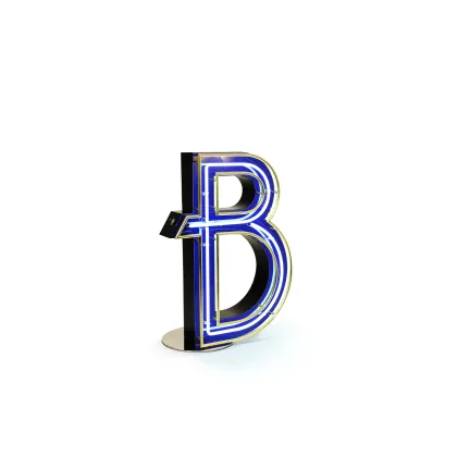 Zdjęcie Ekskluzywna świecąca literka B