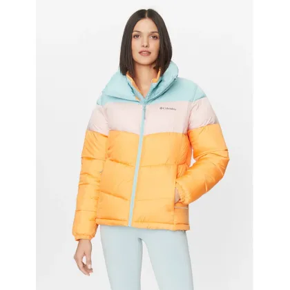 Zdjęcie Columbia Kurtka zimowa Puffect™ Color Blocked Jacket Pomarańczowy Regular Fit