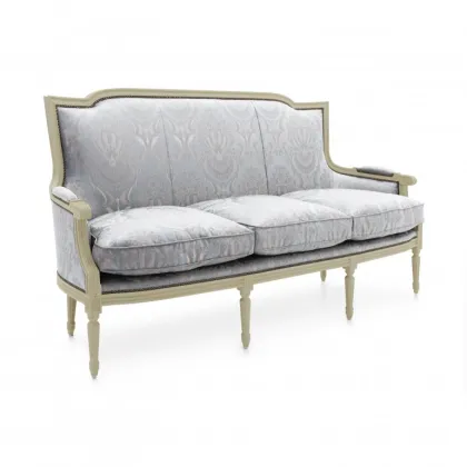 Zdjęcie Wygodna sofa w stylu klasycznym o strukturze drewna bukowego - Sevensedie
