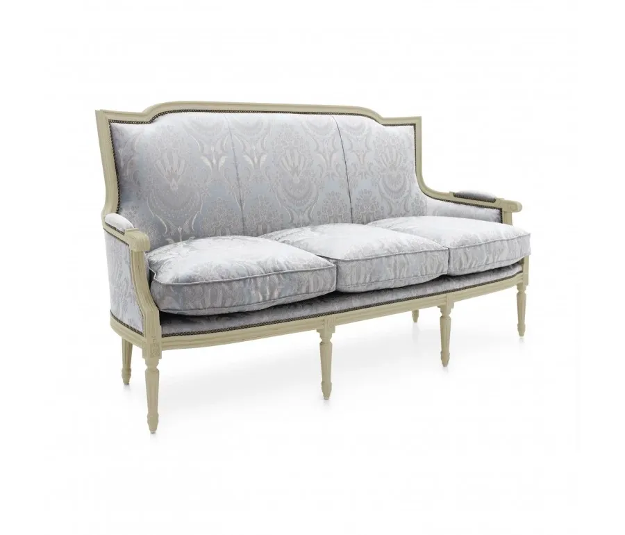 obrazek 1 Wygodna sofa w stylu klasycznym o strukturze drewna bukowego - Sevensedie