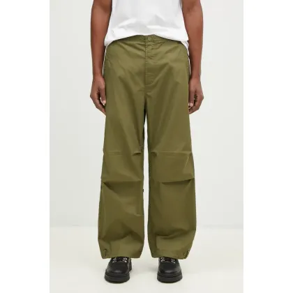 Zdjęcie Maharishi spodnie bawełniane Bonsai Landscape Loose Snopants kolor zielony proste 5346.OLIVE