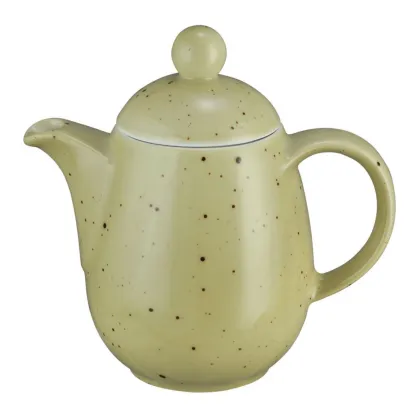Zdjęcie Oryginalny porcelanowy dzbanek do kawy w kolorze oliwkowym - Seltmann Weiden